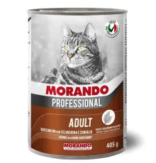 Morando Professional Кусочки в соусе (Дичь и кролик), 405 г