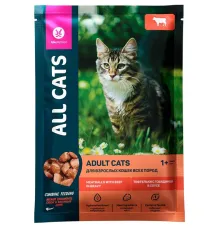 All Cats тефтельки с говядиной в соусе, 85 г х 28 шт