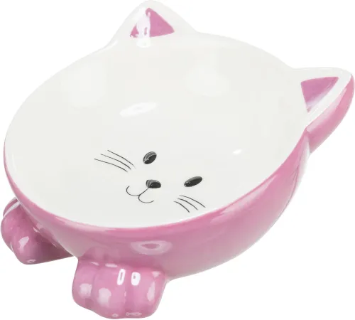Trixie Миска Кошачья мордочка, 0.15 л/14 см