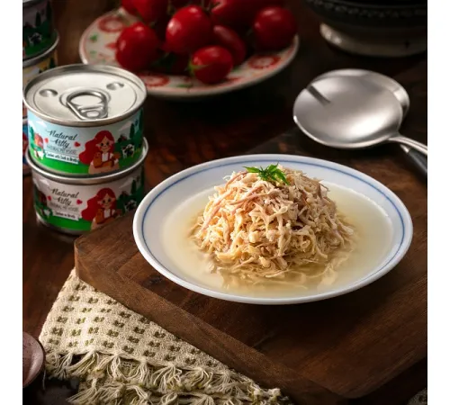 Natural Kitty Курица с уткой в бульоне, 80 г