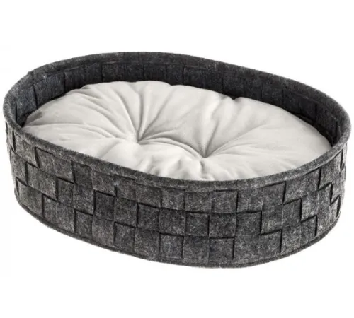 Ferplast Лежанка COCOON, темно-серый 45, 45х35х12 см