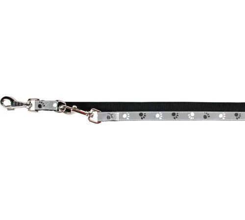 Trixie Поводок-перестежка светоотражающий Silver Reflect, XS-S, 2.00м/15мм