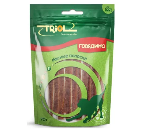 Triol PT10 Полоски из говядины, 70 г