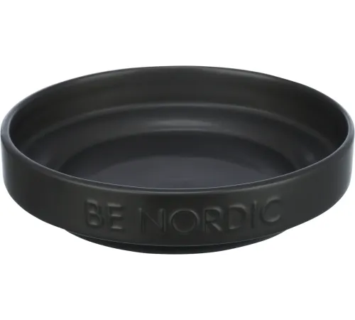 Trixie BE NORDIC Миска для кошек, 0,3 л/16 см, черный