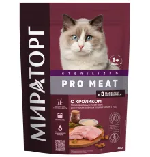 Мираторг Pro Meat для стерилизованных кошек (Кролик), 400 г