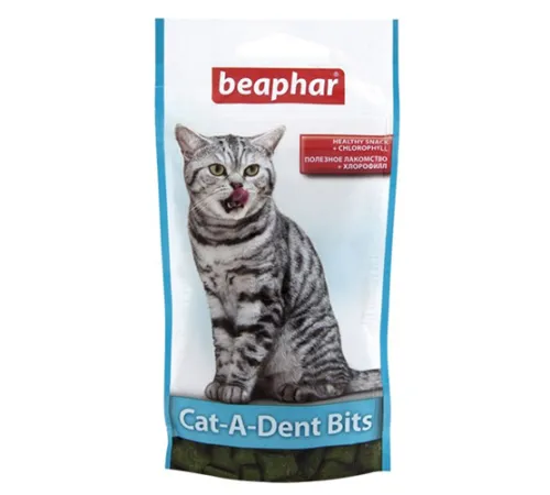 Beaphar Лакомство Cat-A-Dent Bits, 35 г