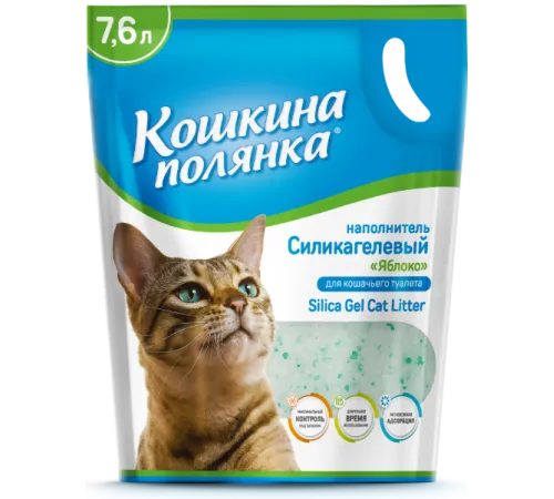 Кошкина Полянка Силикагелевый (Яблоко), 7,6 л
