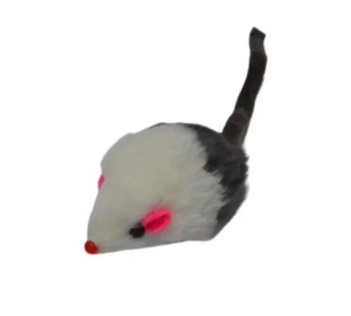 Ekia Игрушка для кошек Мышка (иск.мех), 4,8х2,5х10 см