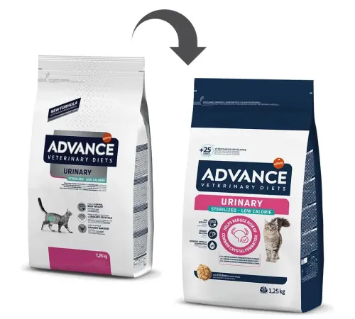 Advance VetDiets Cat Urinary Sterilized Low Calorie, 1,25 кг