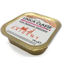 Unica Classe Exigent Паштет с лососем для кошек 100 г