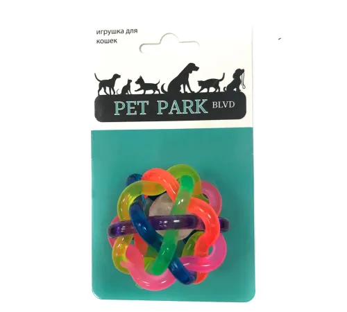 Pet Park Игрушка для кошек Мячик светящийся, 6 см