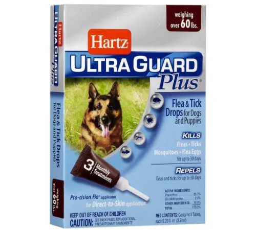 Hartz Ultra Guard PLUS Drops дополнительная защита 4 in 1 1 пипетка