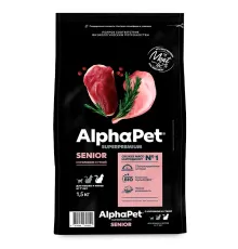 AlphaPet Superpremium Cat Senior 7+ (Кролик, утка), 1,5 кг