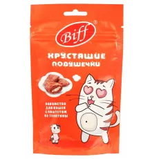 Biff Хрустящие подушечки с паштетом из телятины, 60 г