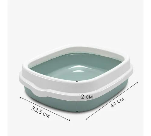 HaisenPet Лоток для кошек 44, 44 см х 33,5 см х 12 см