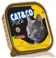 Adragna Cat&Co Паштет из курицы и индейки, 100 г