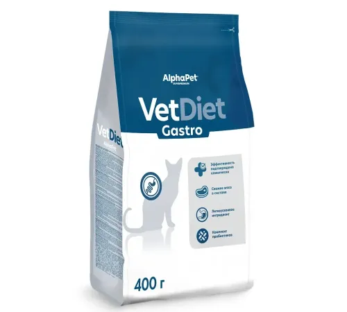 AlphaPet Vet Diet Cat Gastro, 400 г