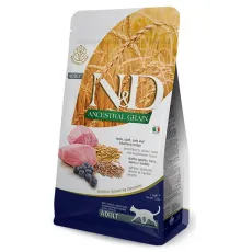 Farmina N&D Ancestral Grain Cat (Ягненок и черника), 300 г
