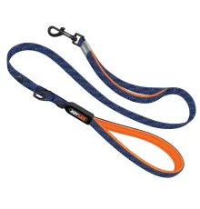 Joyser Поводок Walk Base Leash M, синий с оранжевым
