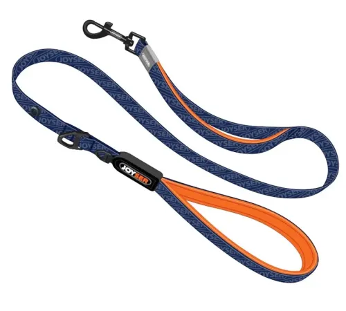 Joyser Поводок Walk Base Leash M, синий с оранжевым