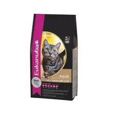 Eukanuba Adult with Lamb&Liver для кошек с ягненком и печенью 0,4 кг