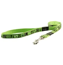 Удлиненный поводок Rogz Fancy Dress Lime Juice L 20 мм/1,8 м