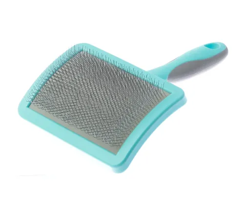 DeLIGHT AQUA Пуходерка пластик мягкий корд, большая L