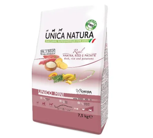 Unica Natura Unico Mini (Утка, рис и картофель) 800 г