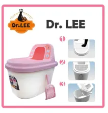 Dr. LEE Туалет для кошек закрытый NEW ERA, 57х40х53 см
