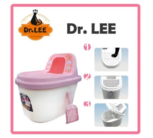 Dr. LEE Туалет для кошек закрытый NEW ERA, 57х40х53 см
