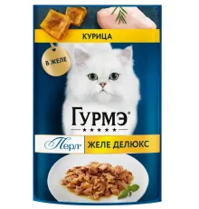 Гурмэ Перл Желе Делюкс с курицей в желе, 75 г