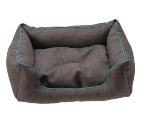 COMFY Лежак Emma Melange (бирюзовый/синий), S