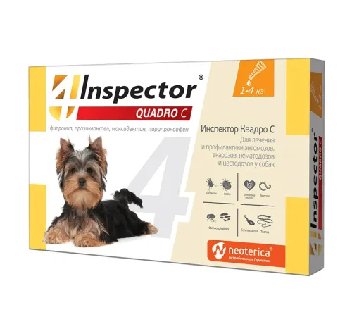 Экопром Inspector Quadro C для собак, 1-4 кг