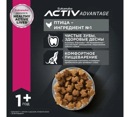 Eukanuba Adult Toy Breed (Птица), 500 г