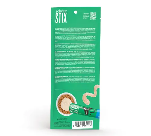 Schesir Stix Крем-лакомство с тунцом, 15 г х 6 шт