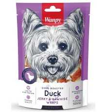 Wanpy Dog Кости из сыромятной кожи с утиным мясом, 100 г