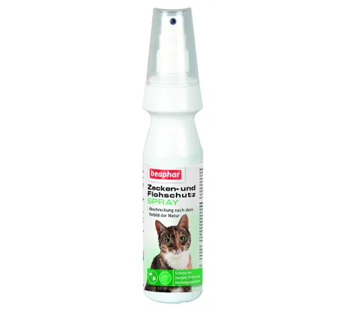 Beaphar Биоспрей Spot On Spray для кошек и котят от клещей, блох и комаров, 150 мл