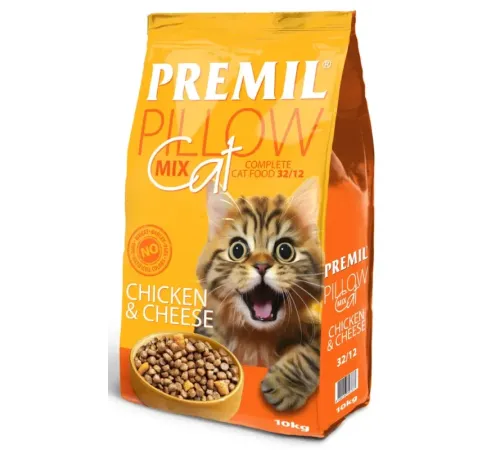 Premil Pillow Mix Cat (Курица и сыр), 10 кг