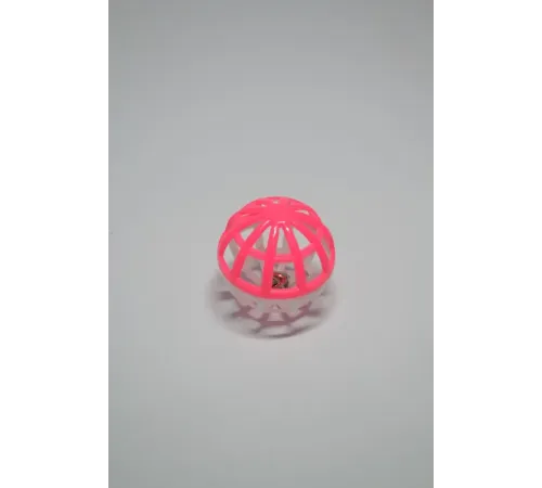 Ekia Игрушка для кошек Мяч пластиковый с колокольчиком, 3,8 см