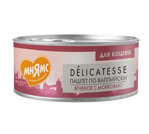 Мнямс Delicatesse Паштет по-валлийски для кошек, 100 г
