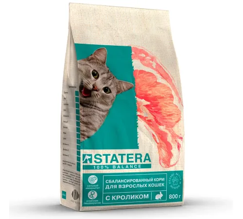 Statera для взрослых кошек (Кролик), 800 г