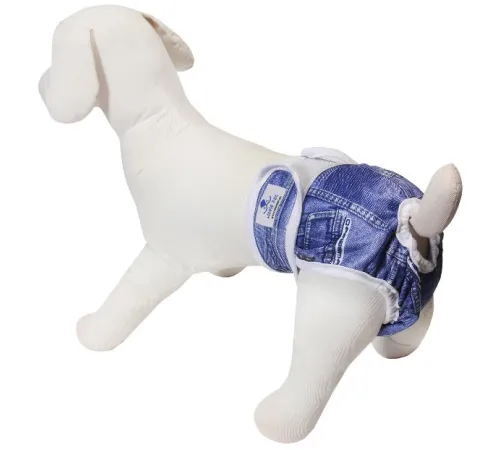 Hippie Pet Подгузник многоразовый для сук, 1 шт. XS 10,16-17,78 см