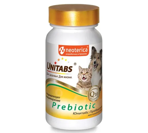 Neoterica Unitabs Prebiotic для кошек и собак, 100 таб