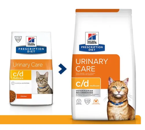 Hill's Prescription Diet c/d Multicare Urinary Care для кошек, с курицей 8 кг