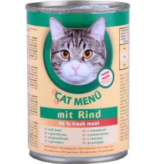 CAT Menu Консервир. корм для кошек (Говядина), 415 г