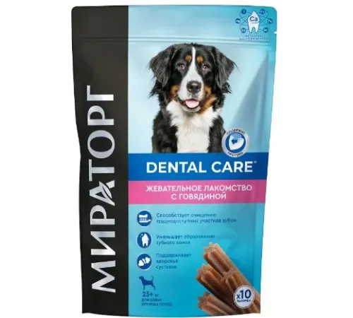 Мираторг Лакомство Dental Care для крупных пород, 170 г