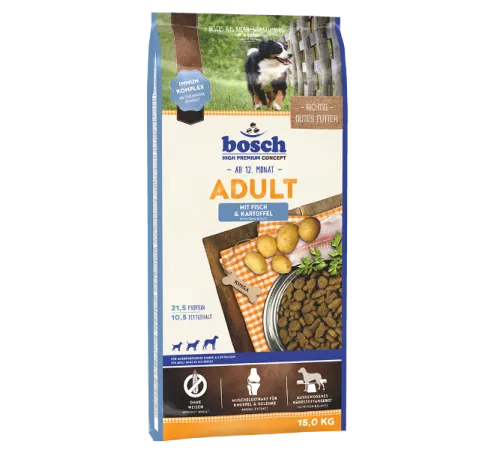 Bosch Adult (Рыба, картофель), 1 кг