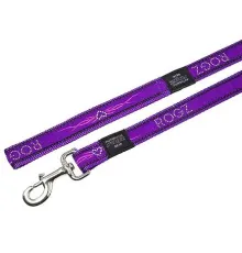 Поводок Rogz Fancy dress Purple Chrome L 20 мм/1,4 м