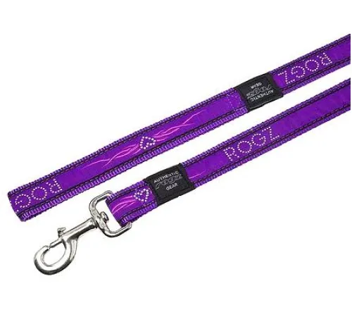 Поводок Rogz Fancy dress Purple Chrome L 20 мм/1,4 м