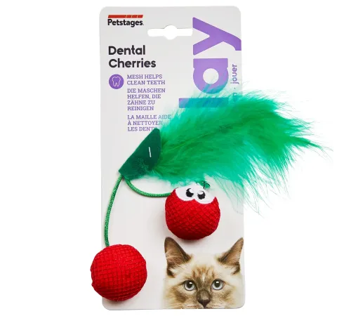 Petstages Dental Игрушка для кошек Вишни, 7 см